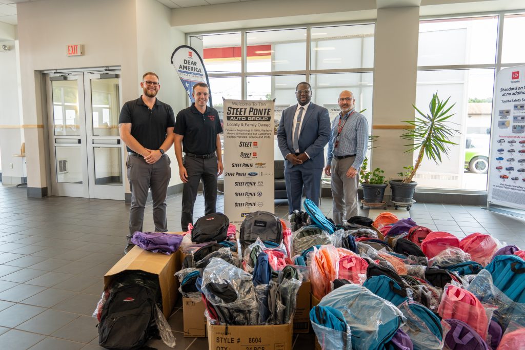 Steet Ponte Auto Group Backpack and Supplies Drive to benefit Utica City School District