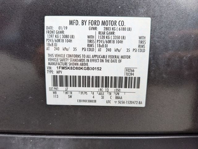 2019 Ford Explorer XLT