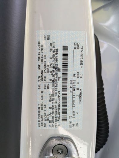 2022 Ford Escape SEL