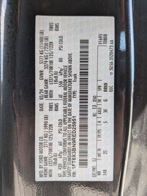 2024 Ford F-350SD XLT 7.3V8 Gas