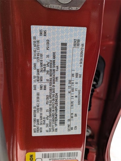 2023 Ford Ranger Lariat 2.3 L