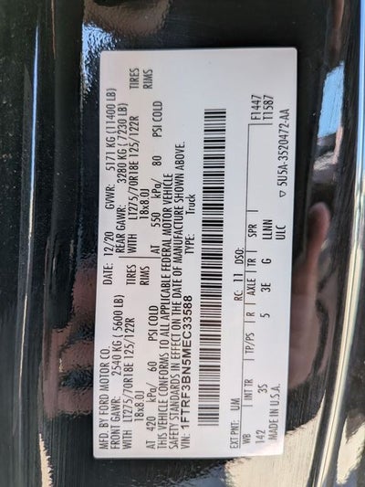 2021 Ford F-350SD XLT 7.3 V8 Gas