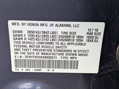 2019 Honda Pilot EX-L