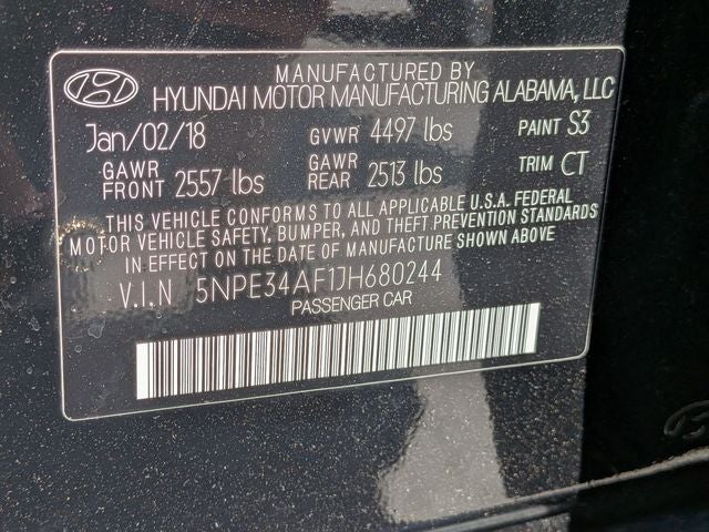 2018 Hyundai Sonata Limited