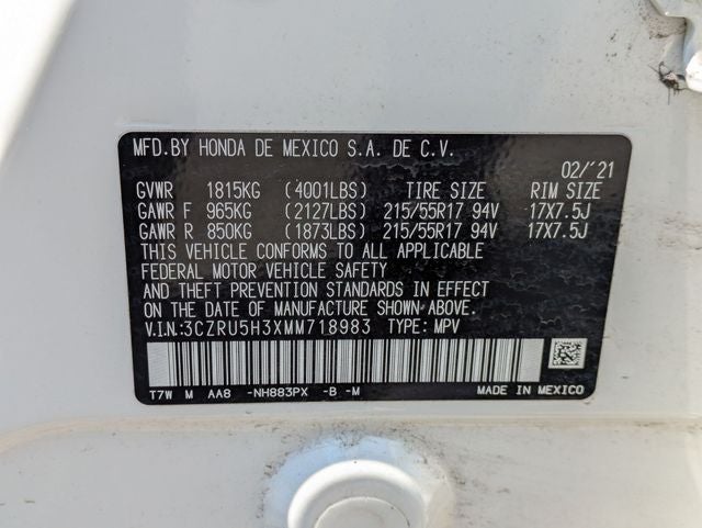 2021 Honda HR-V LX