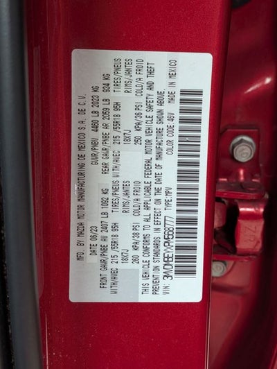 2023 Mazda Mazda CX-30 2.5 Turbo Premium Plus Package w/Premium Plus Package