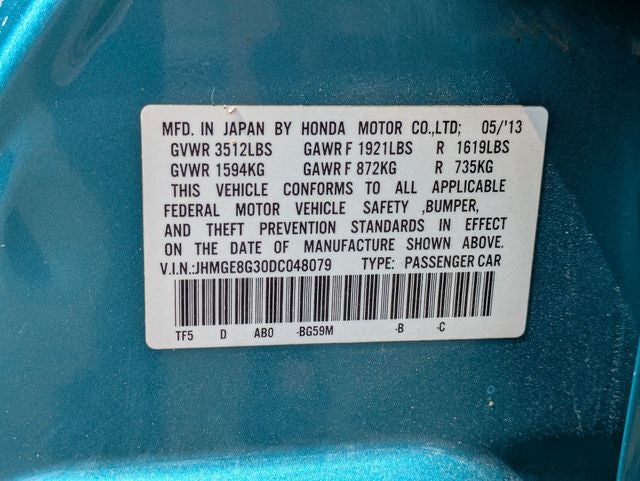 2013 Honda Fit Base
