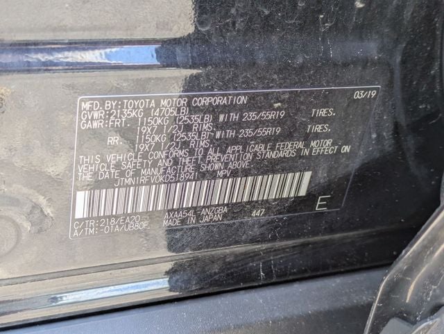 2019 Toyota RAV4 Limited