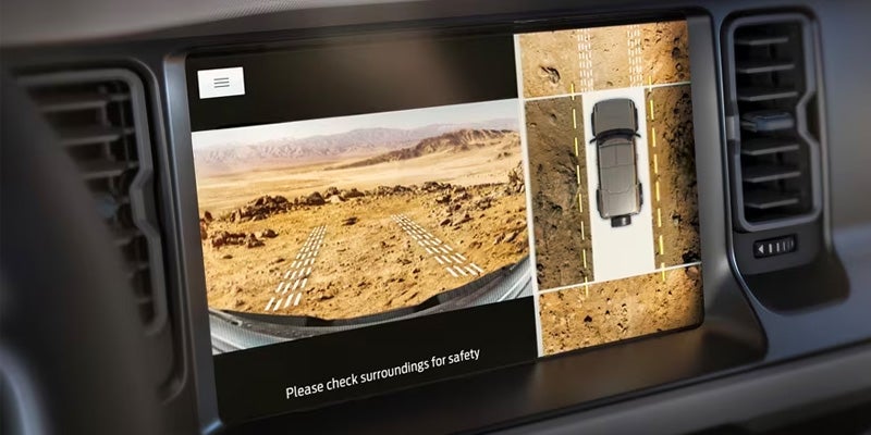 An aerial view camera for a 2024 Ford Bronco in Yorkville, NY