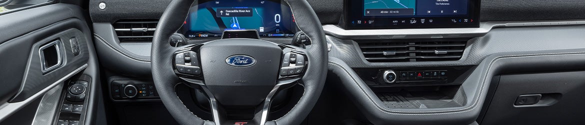 interior of a 2025 Ford Explorer
