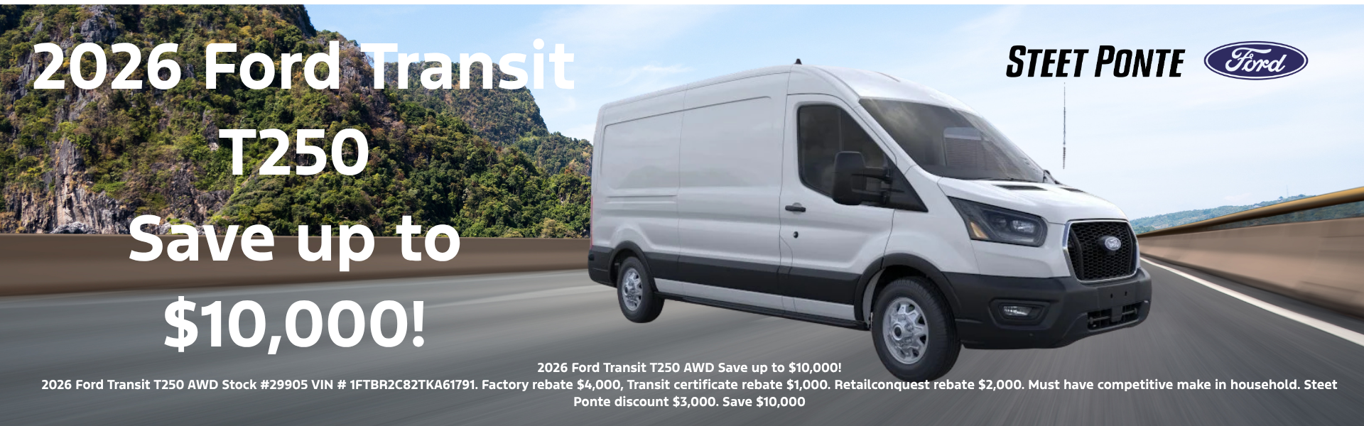 2026 Ford Transit September Offer