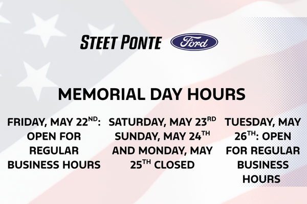 Memorial Day 2026 Hours