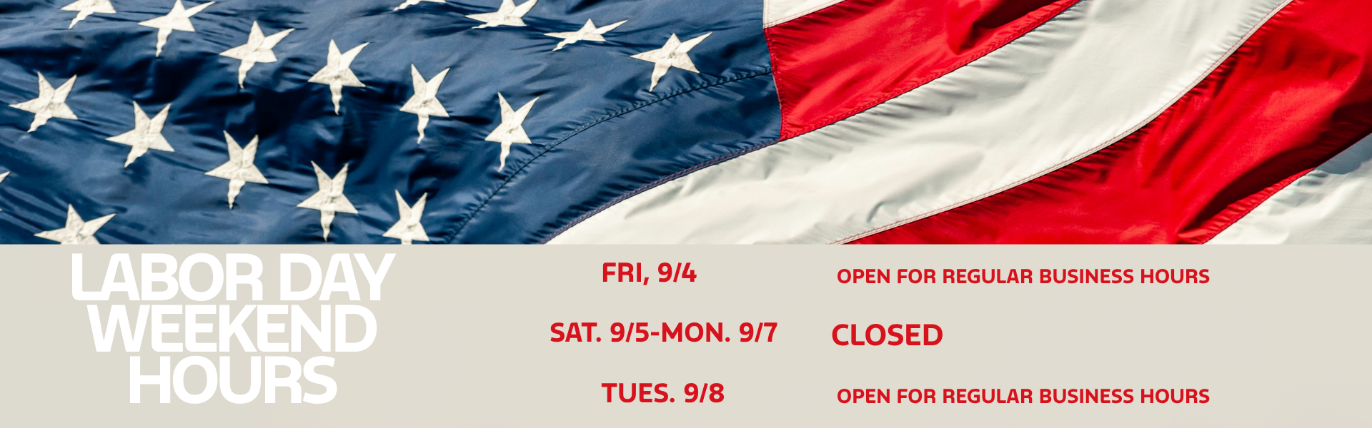 Steet Ponte Ford Labor Day Weekend Hours